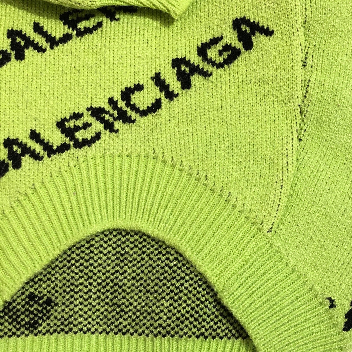 Pawlenciaga Lime Sweater