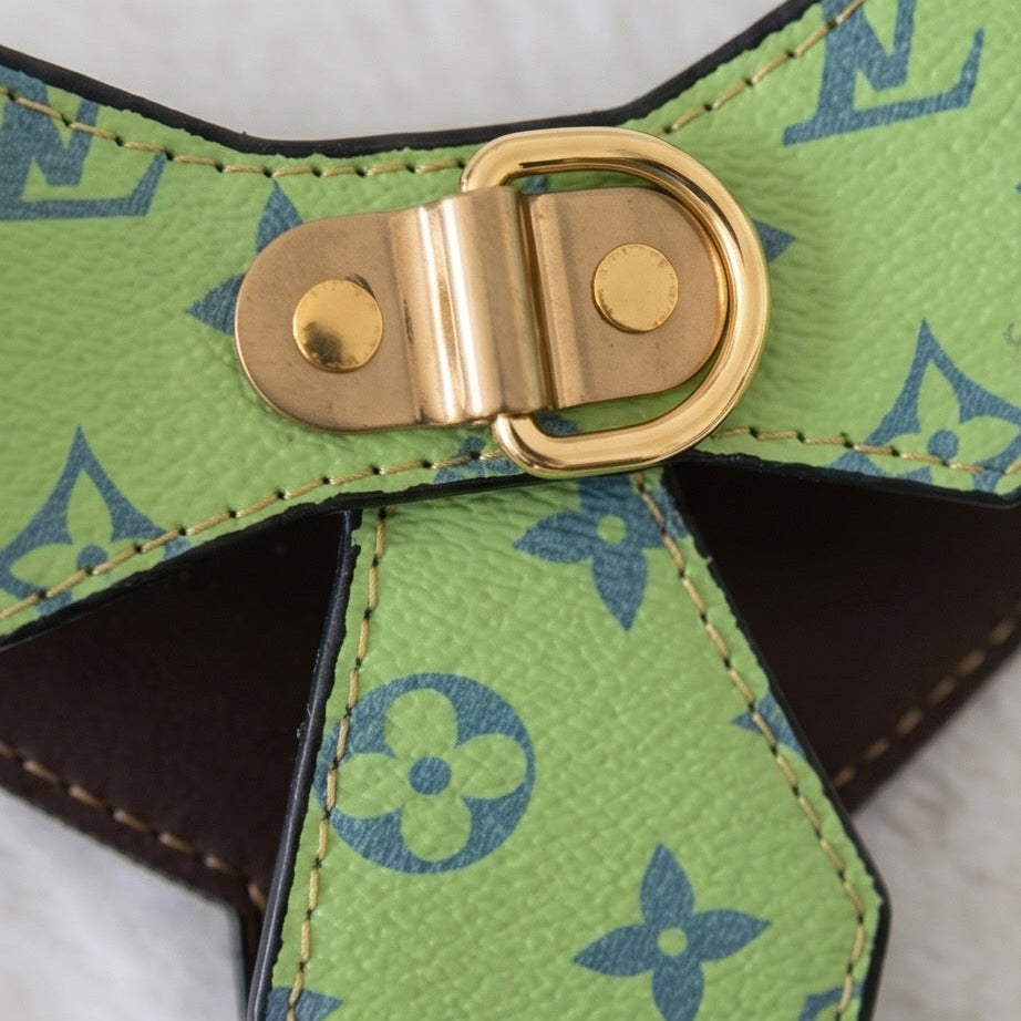 Chewy Vuiton Lime Harness