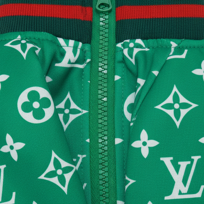 Chewy Vuiton Emerald Jacket