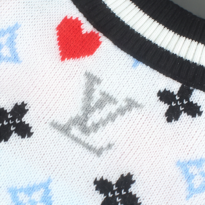 Chewy Vuiton Heart Sweater