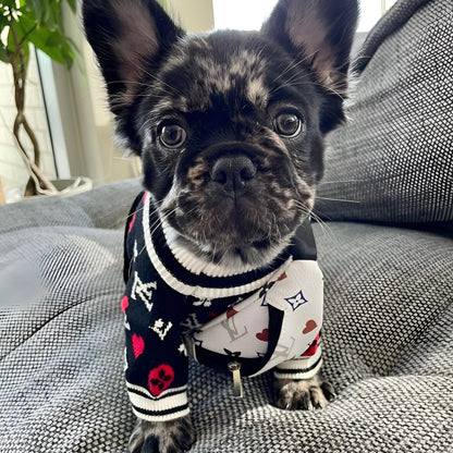 Chewy Vuiton Heart Sweater