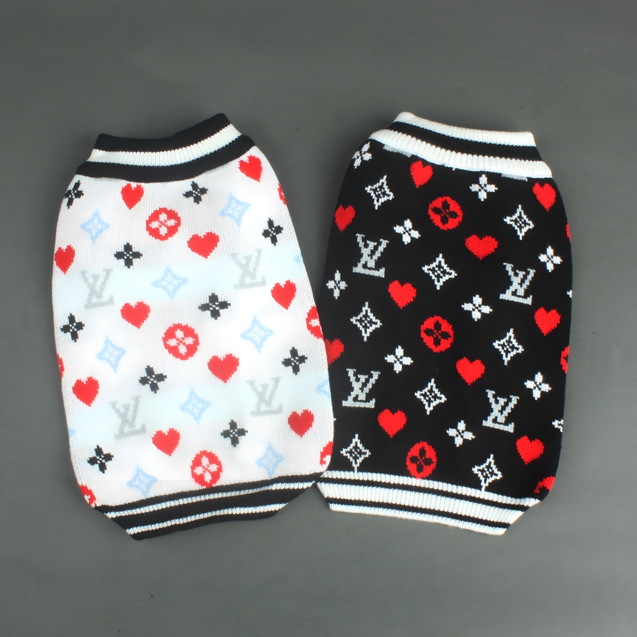 Chewy Vuiton Heart Sweater