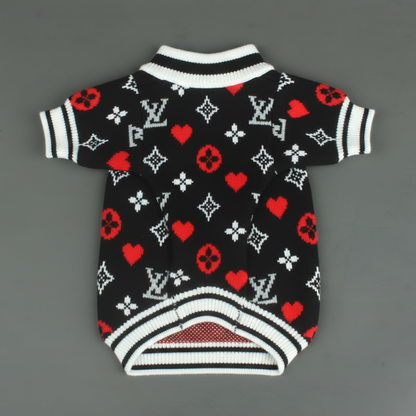 Chewy Vuiton Heart Sweater
