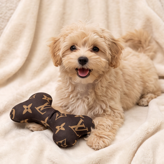 Chewy Vuiton Bone Toy