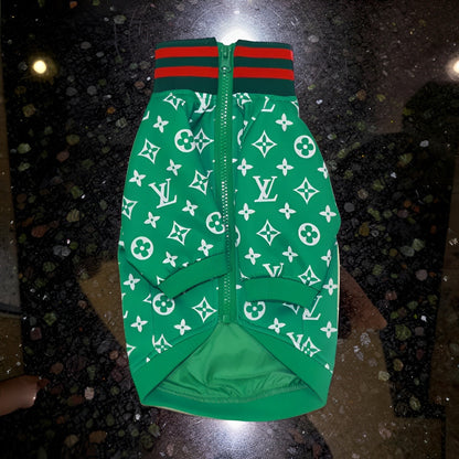 Chewy Vuiton Emerald Jacket