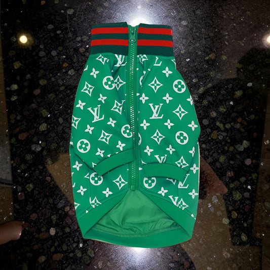 Chewy Vuiton Emerald Jacket