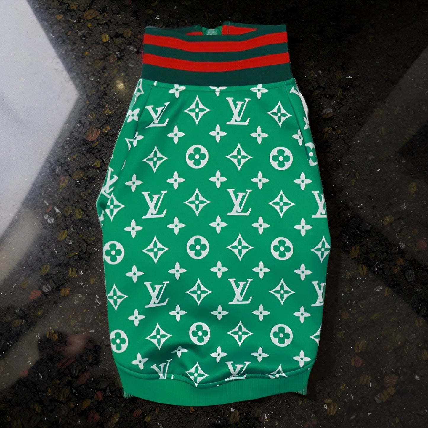 Chewy Vuiton Emerald Jacket