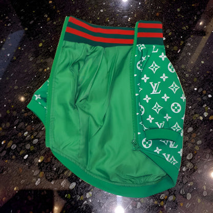 Chewy Vuiton Emerald Jacket