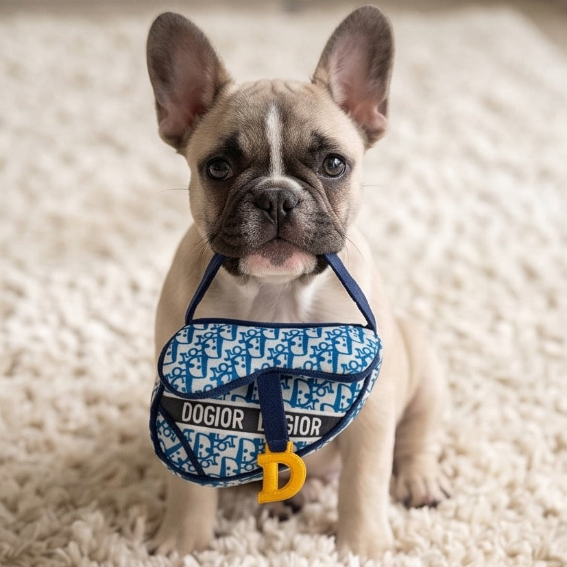 Dior Doge Purse Toy