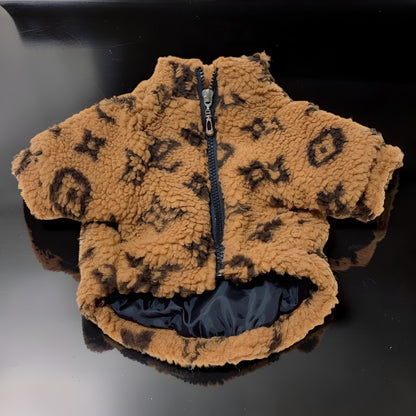 Chewy Vuiton Sherpa Jacket