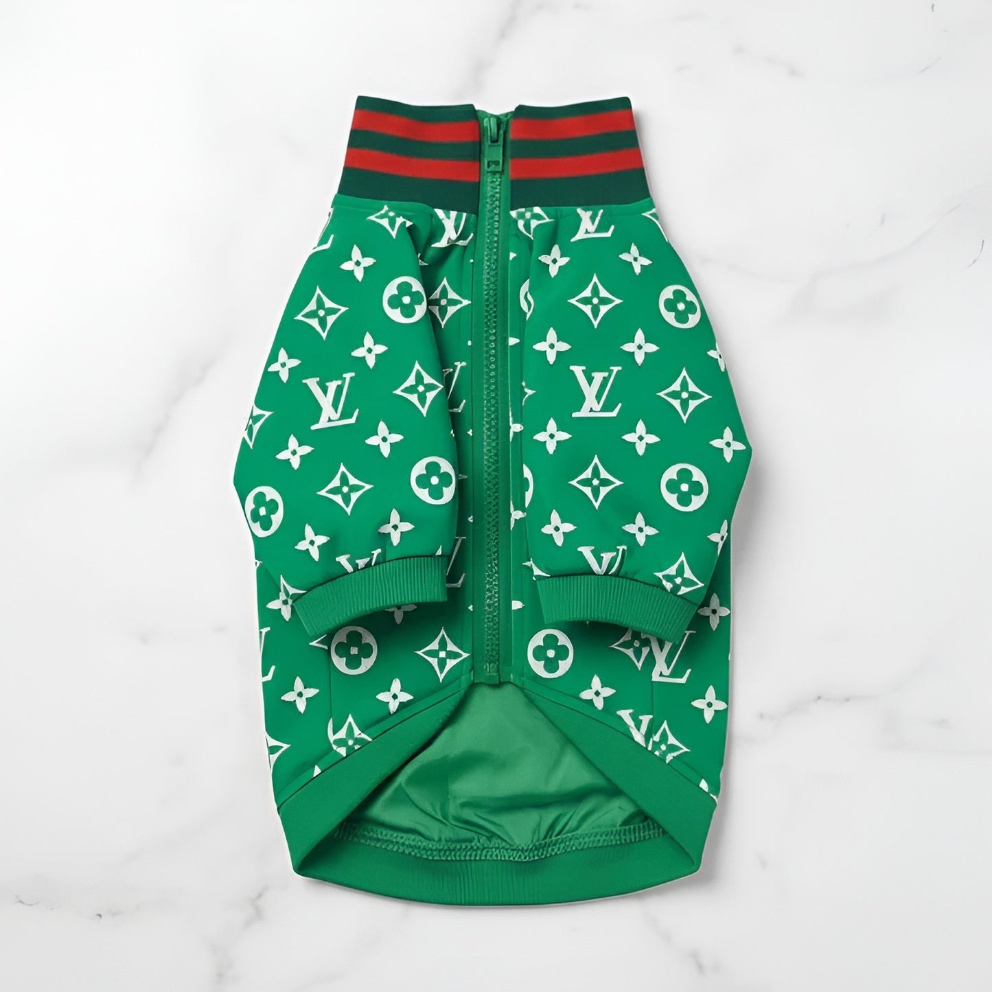 Chewy Vuiton Emerald Jacket
