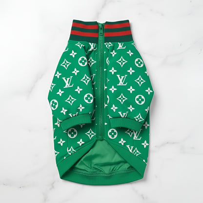 Chewy Vuiton Emerald Jacket