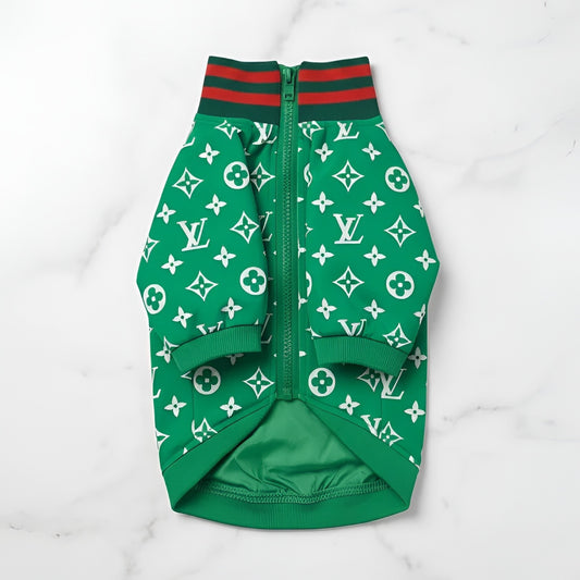 Chewy Vuiton Emerald Jacket