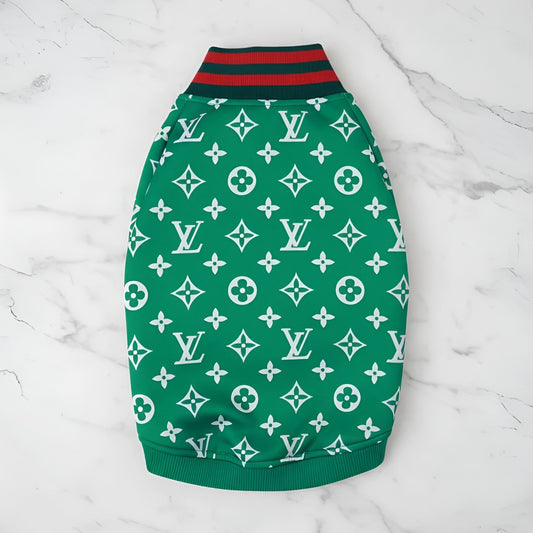 Chewy Vuiton Emerald Jacket