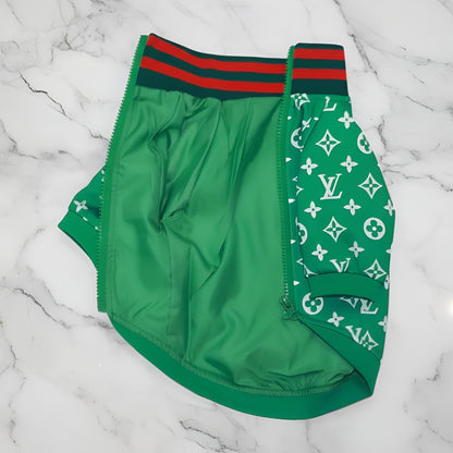 Chewy Vuiton Emerald Jacket