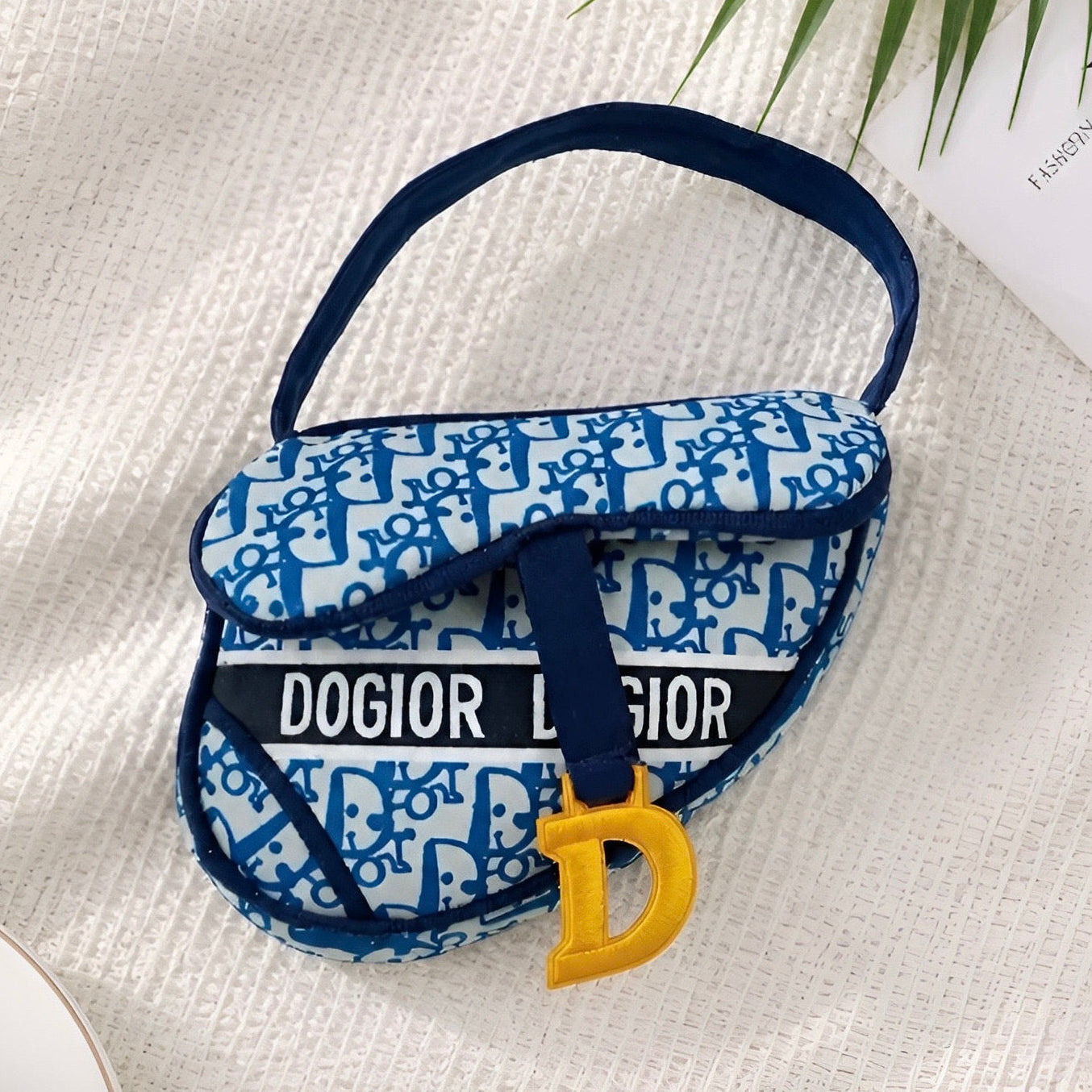 Dior Doge Purse Toy
