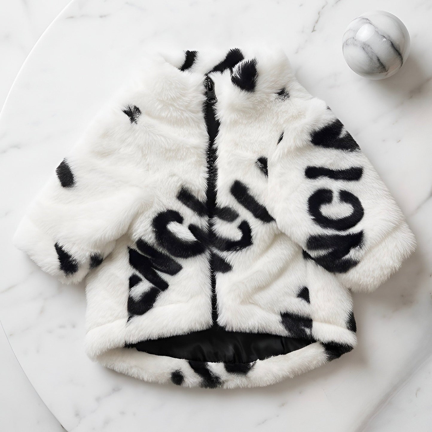 Pawlenciaga Faux Fur Coat